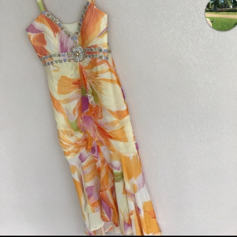 Beautiful colorful dress by  BASIX II